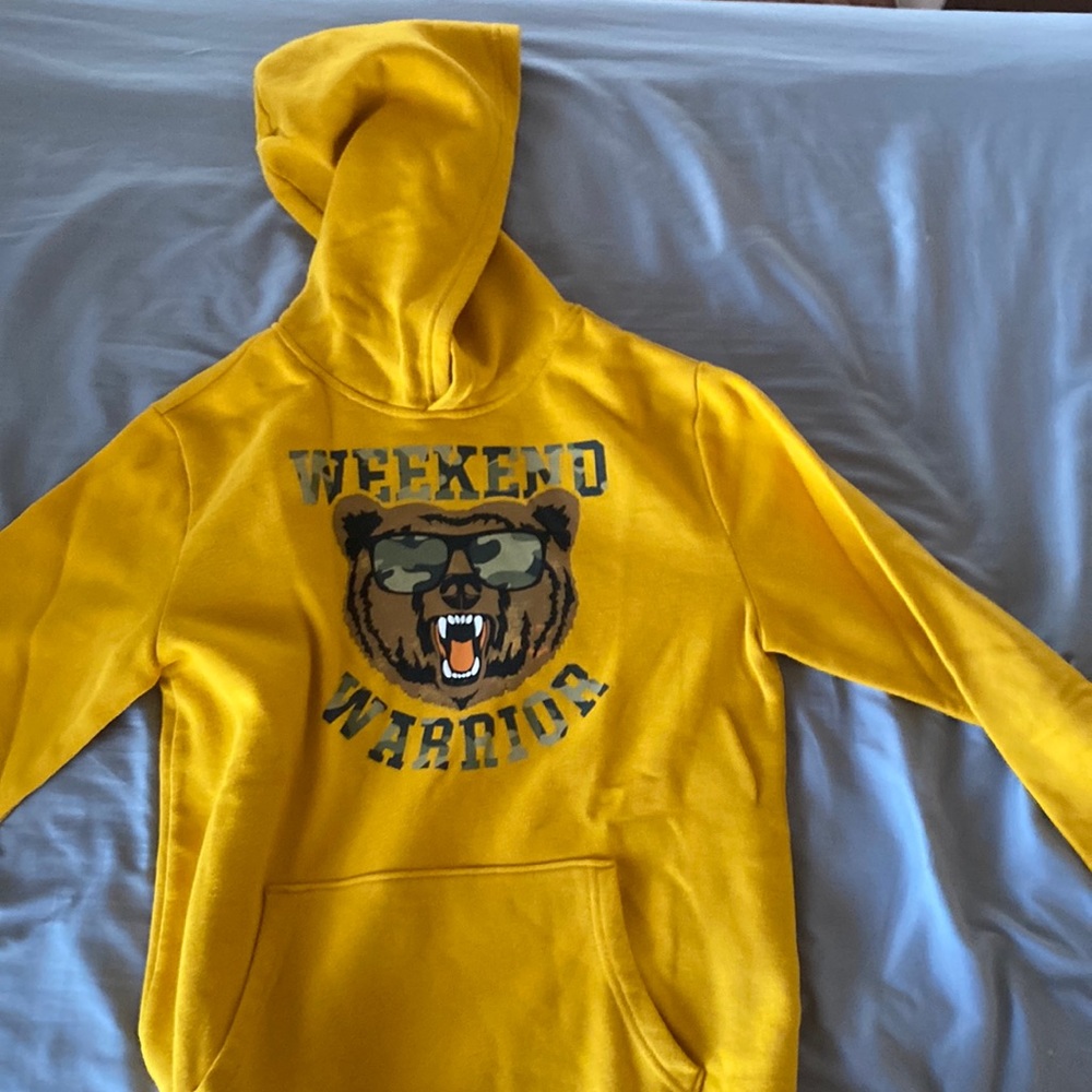 Yellow Weekend Warrior Hoodie